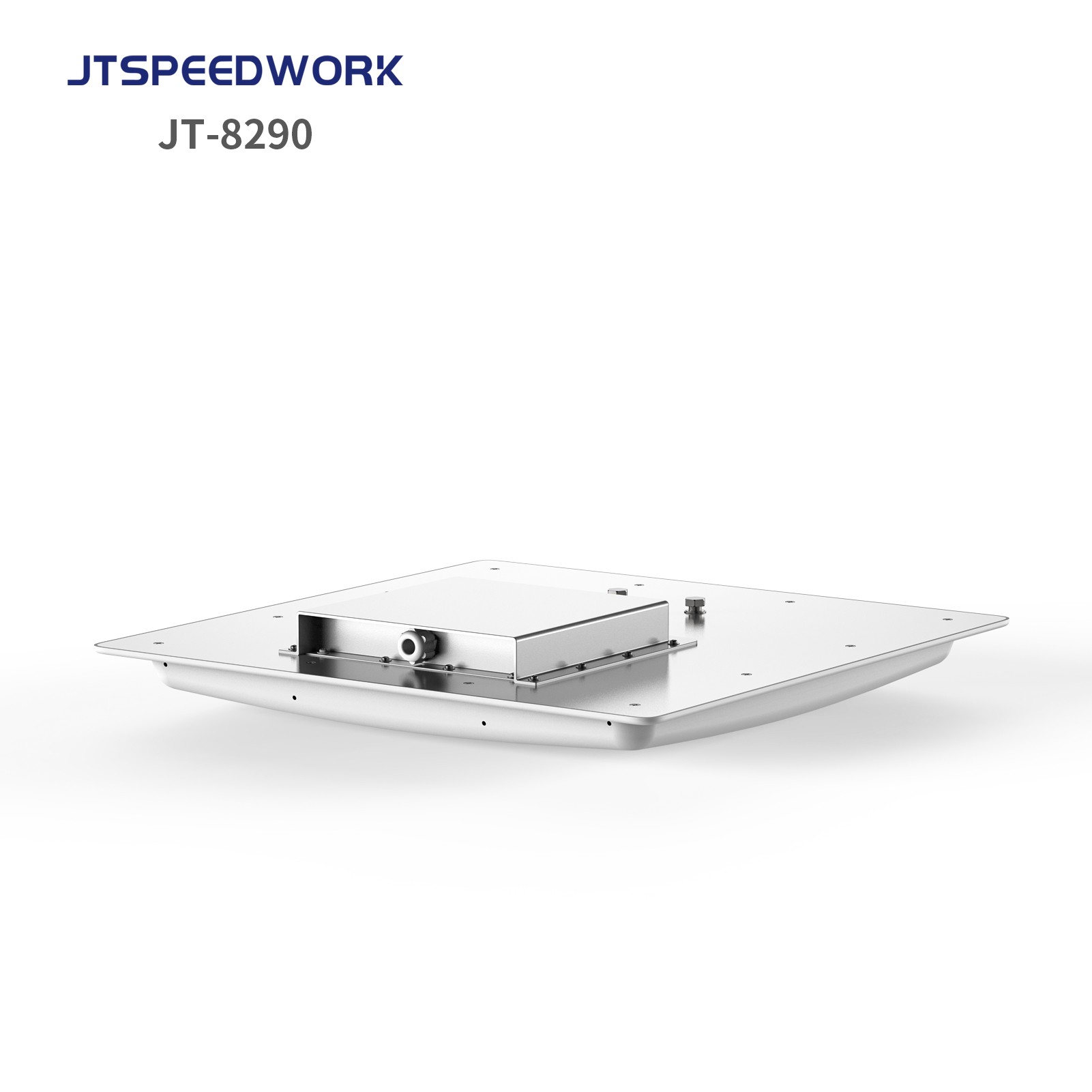 Lector RFID UHF de largo alcance JT-8290 (0-25 m) para gestión de vehículos.