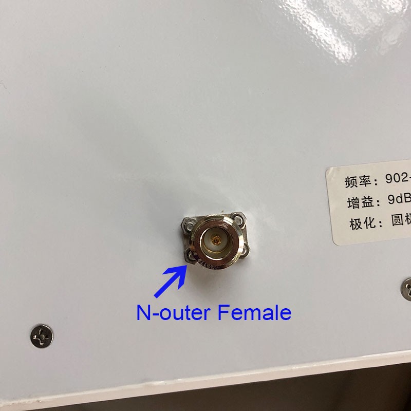 Antena circular UHF de 9 dBi