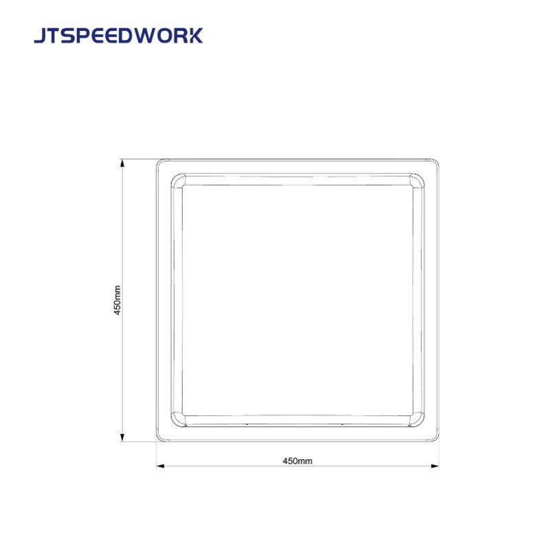 Antena RFID UHF de largo alcance JT-T0450 de 12 dBi, 865-868/902-928 MHz