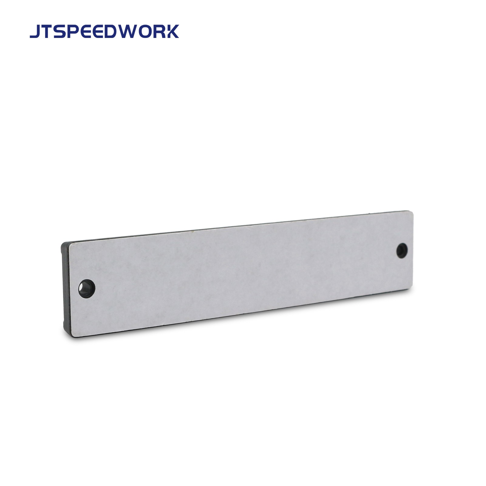 Etiqueta RFID UHF sobre metal JT-K15532 de 155*32*3,5 mm, fabricada en ABS.