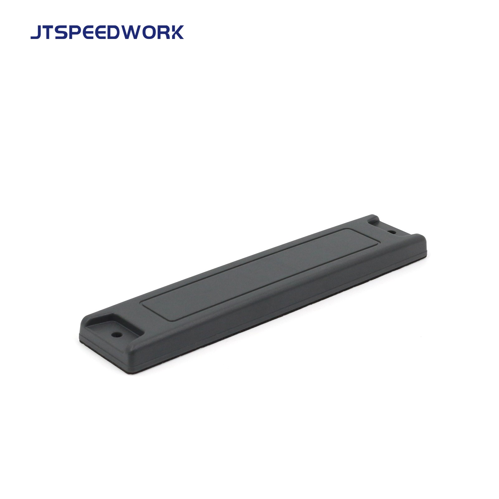 Etiqueta RFID UHF sobre metal JT-K15532 de 155*32*3,5 mm, fabricada en ABS.