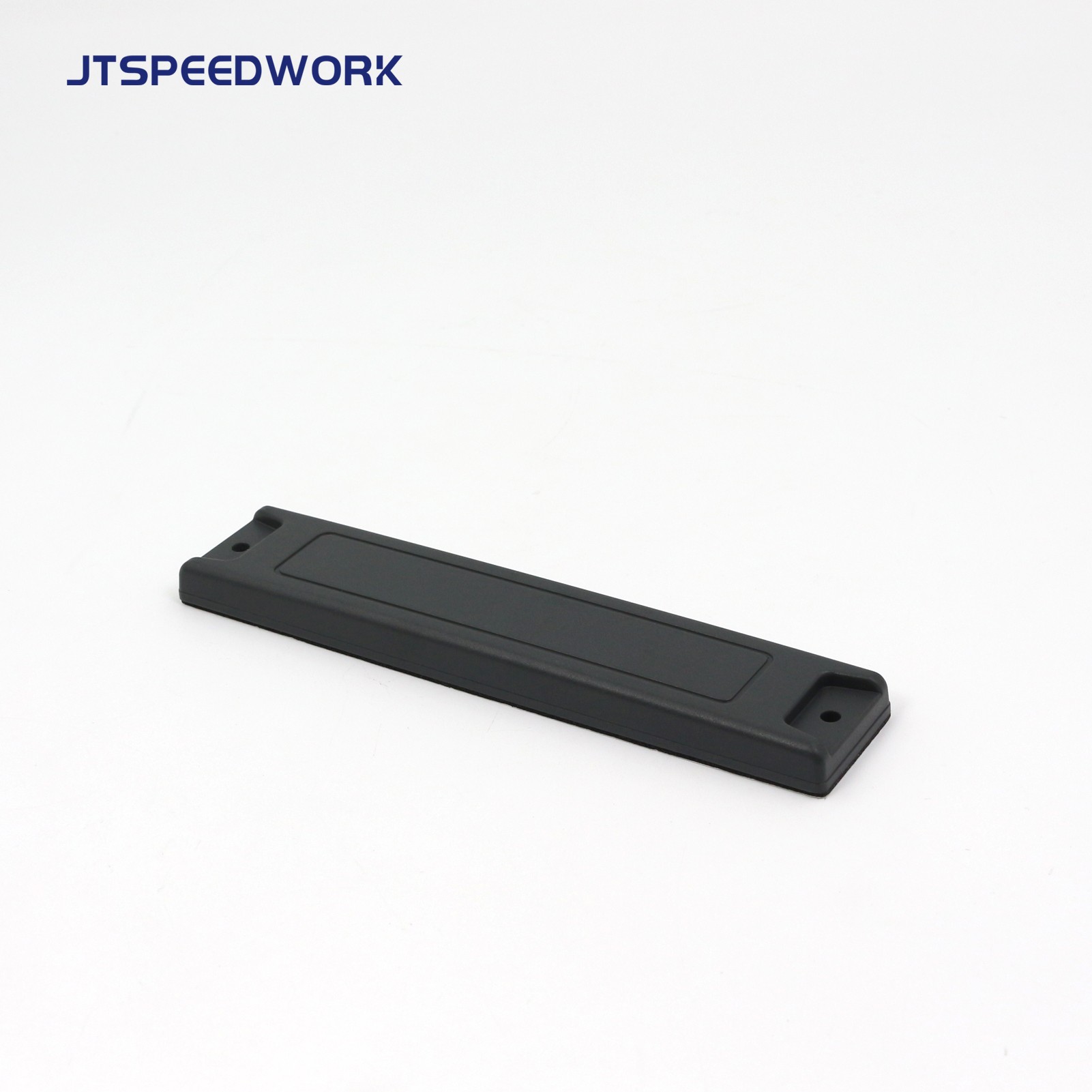 Etiqueta RFID UHF sobre metal JT-K15532 de 155*32*3,5 mm, fabricada en ABS.