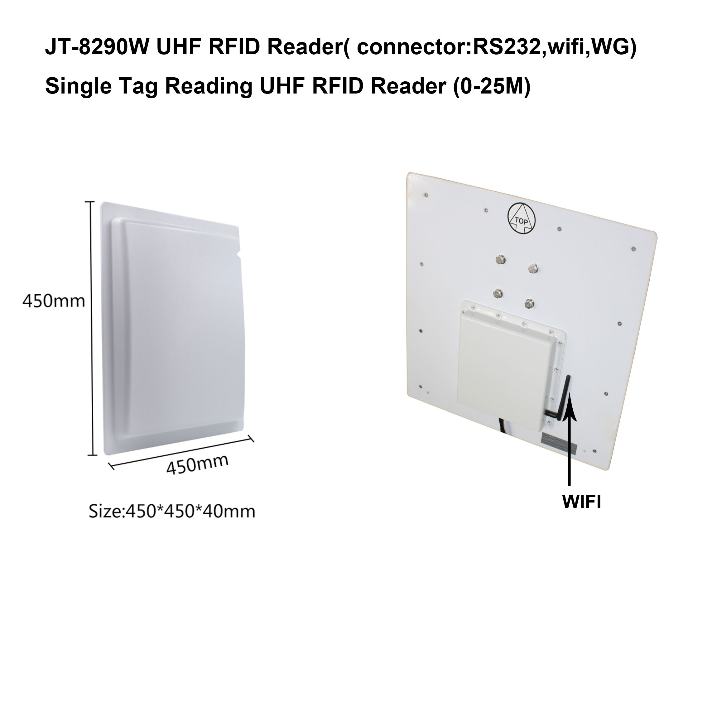 Lector WIFI de largo alcance 20M JT-8290W