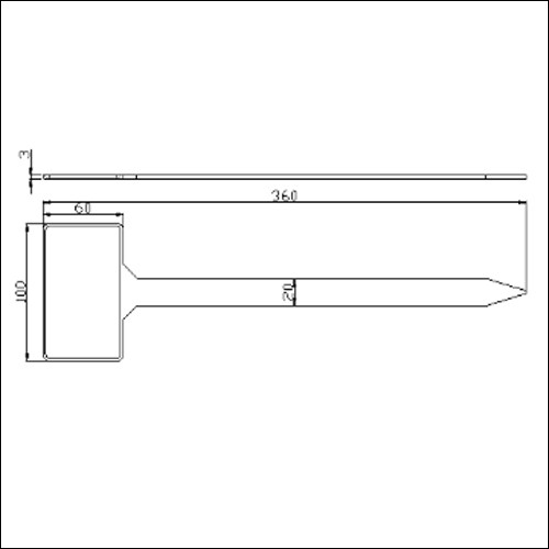 Etiqueta de mejoramiento de árboles ISO-18000 6C
