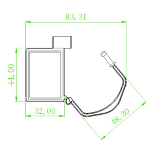 Etiqueta de bloqueo de caja UHF RFID 6C