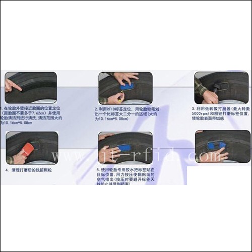 Etiqueta RFID UHF para parches de neumáticos