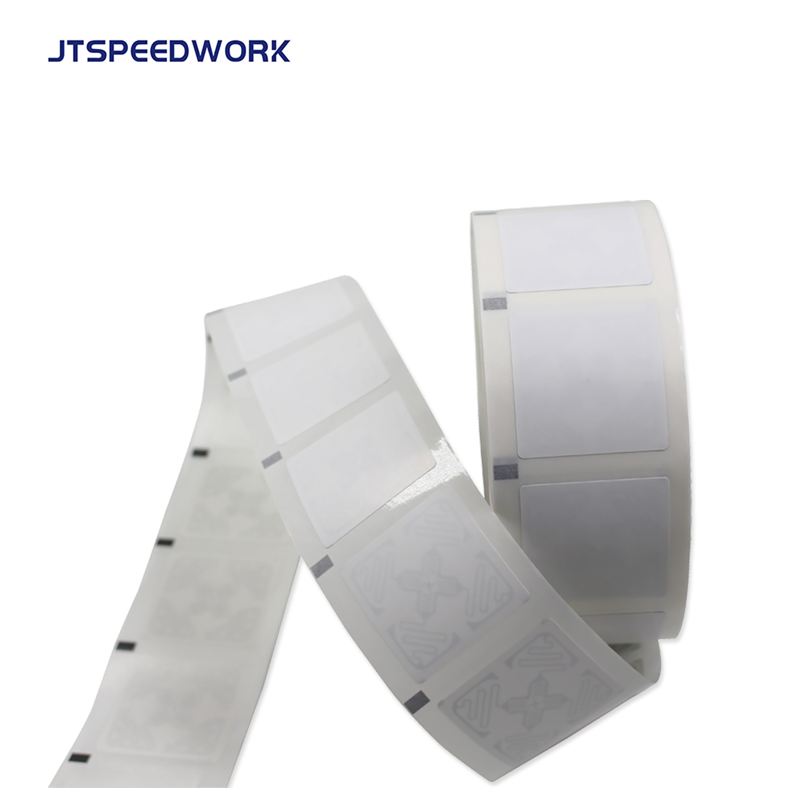 Etiqueta adhesiva JT-IH47 50*50mm UHF RFID 860-960MHz UCODE 9