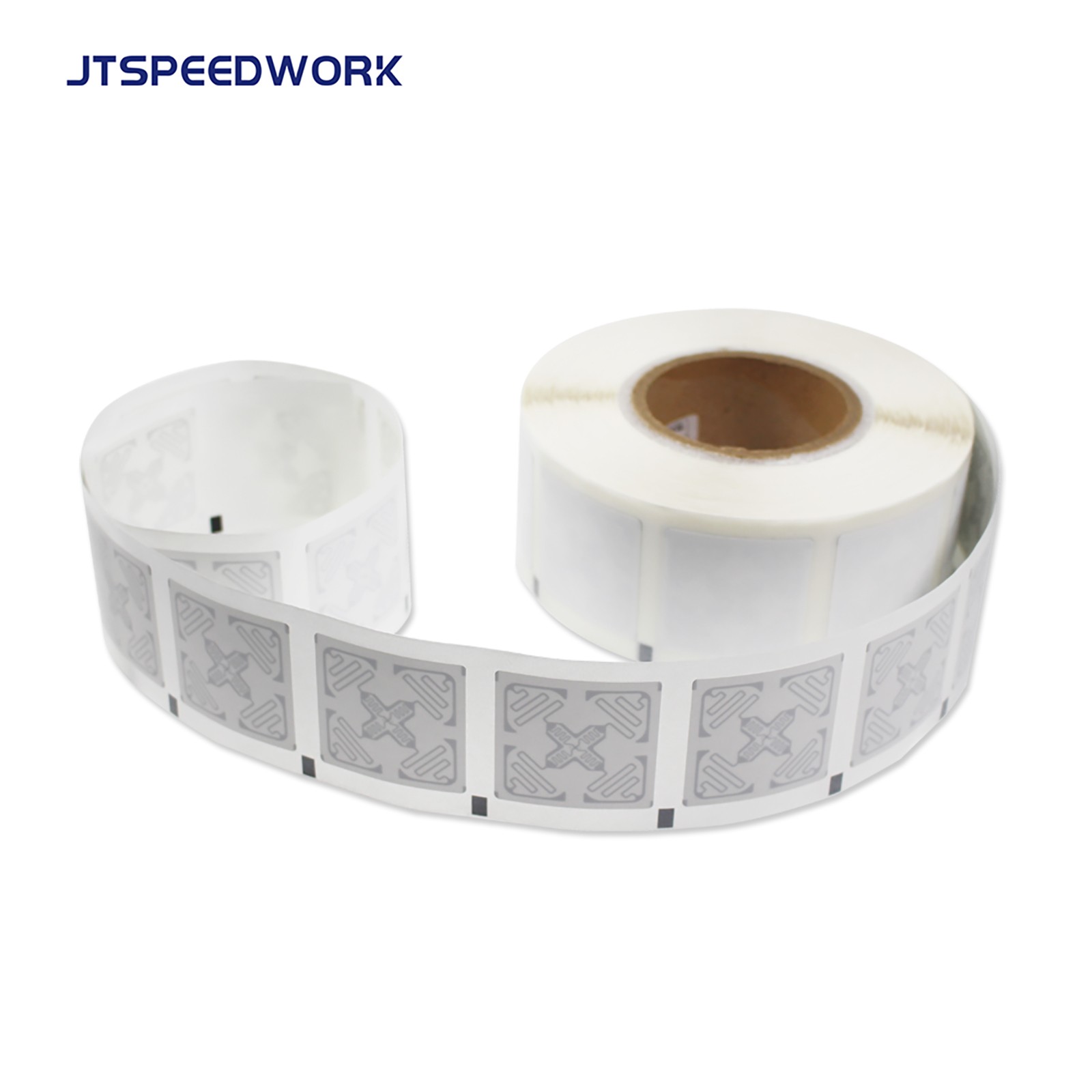 Etiqueta adhesiva JT-IH47 50*50mm UHF RFID 860-960MHz UCODE 9
