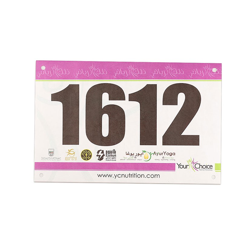 Etiqueta RFID Tyvek impermeable para maratón JT-240190 902-928MHZ