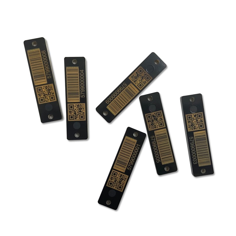 JT-K5213 Etiqueta RFID PCB antimetal de 52*13 mm para la gestión de cilindros de gas