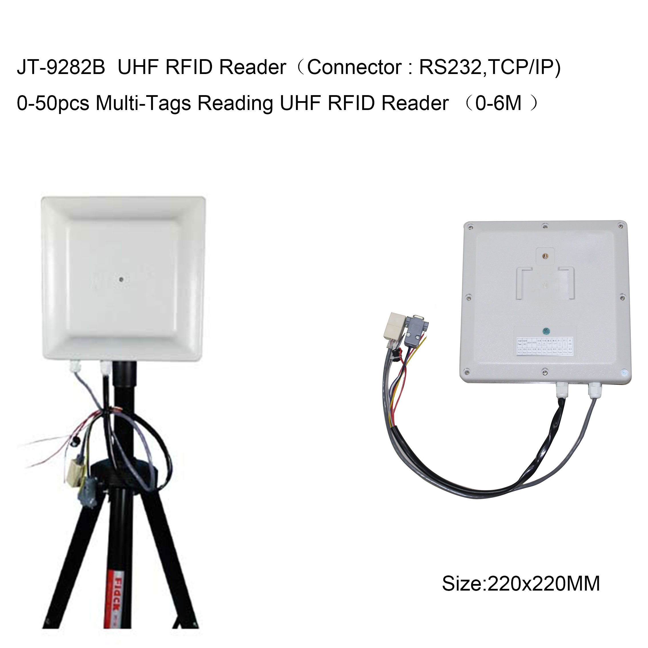 Lector RFID UHF todo en uno Impinj R2000 de 902-928 MHz con RS485, TCP/IP