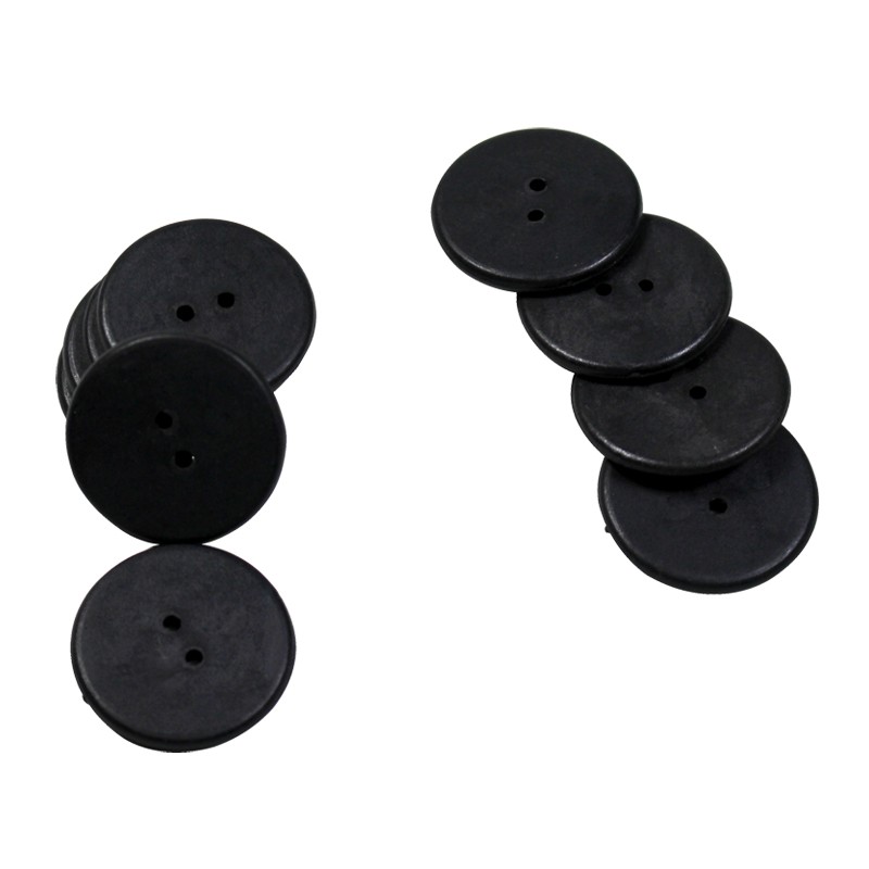 Etiqueta RFID JT-3030 de 30 mm con UHF, ABS y PPS para gestión de lavandería.