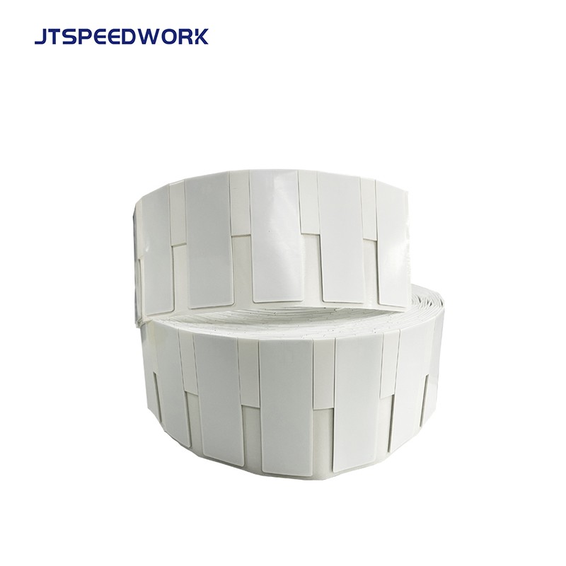 JT-K8025 80*25*1,26 mm 860-960 MHz UHF Etiqueta RFID flexible imprimible sobre metal Impinj Monza R6-P