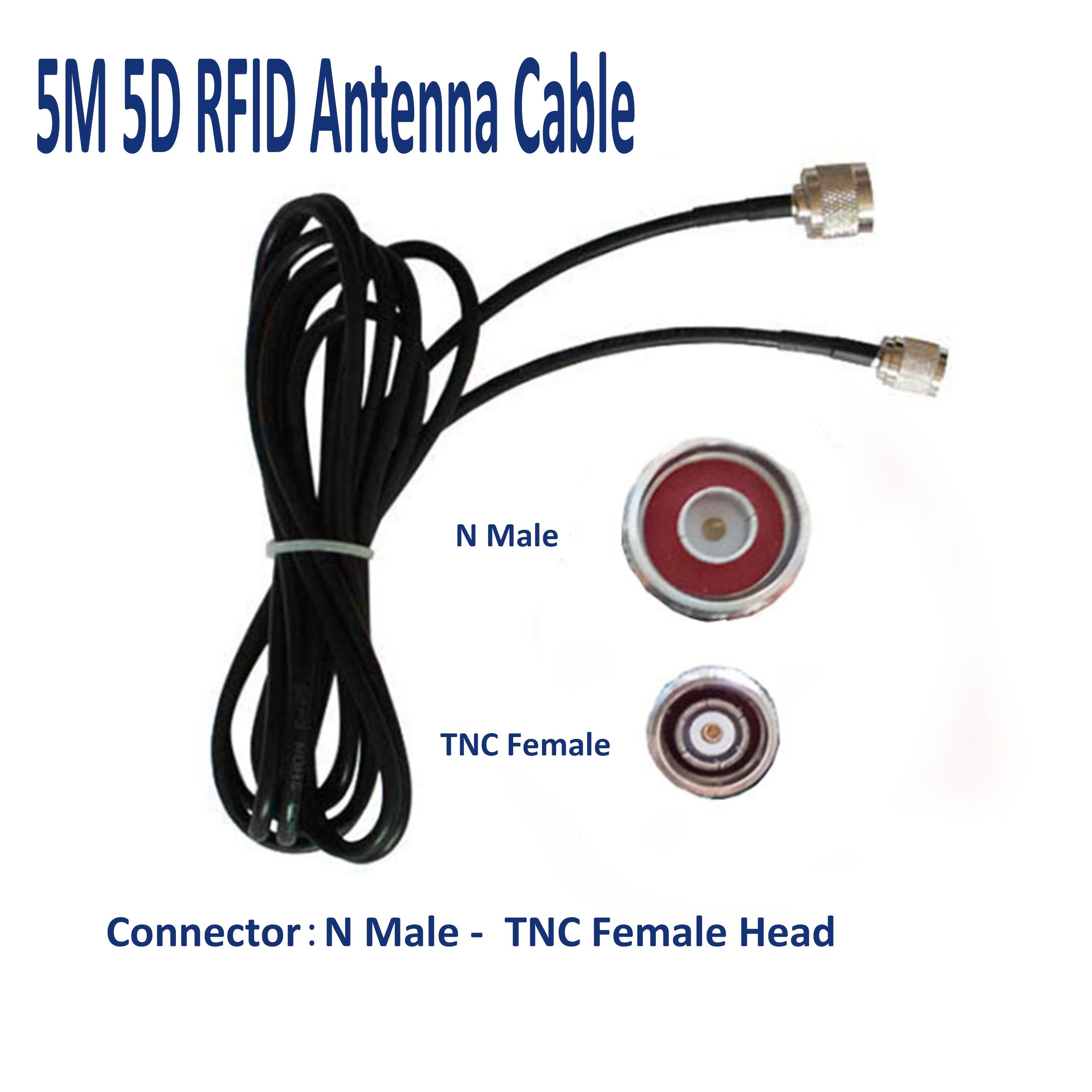 Cable de antena para lector RFID Impinj 420, conector SMA hembra a conector tipo N.