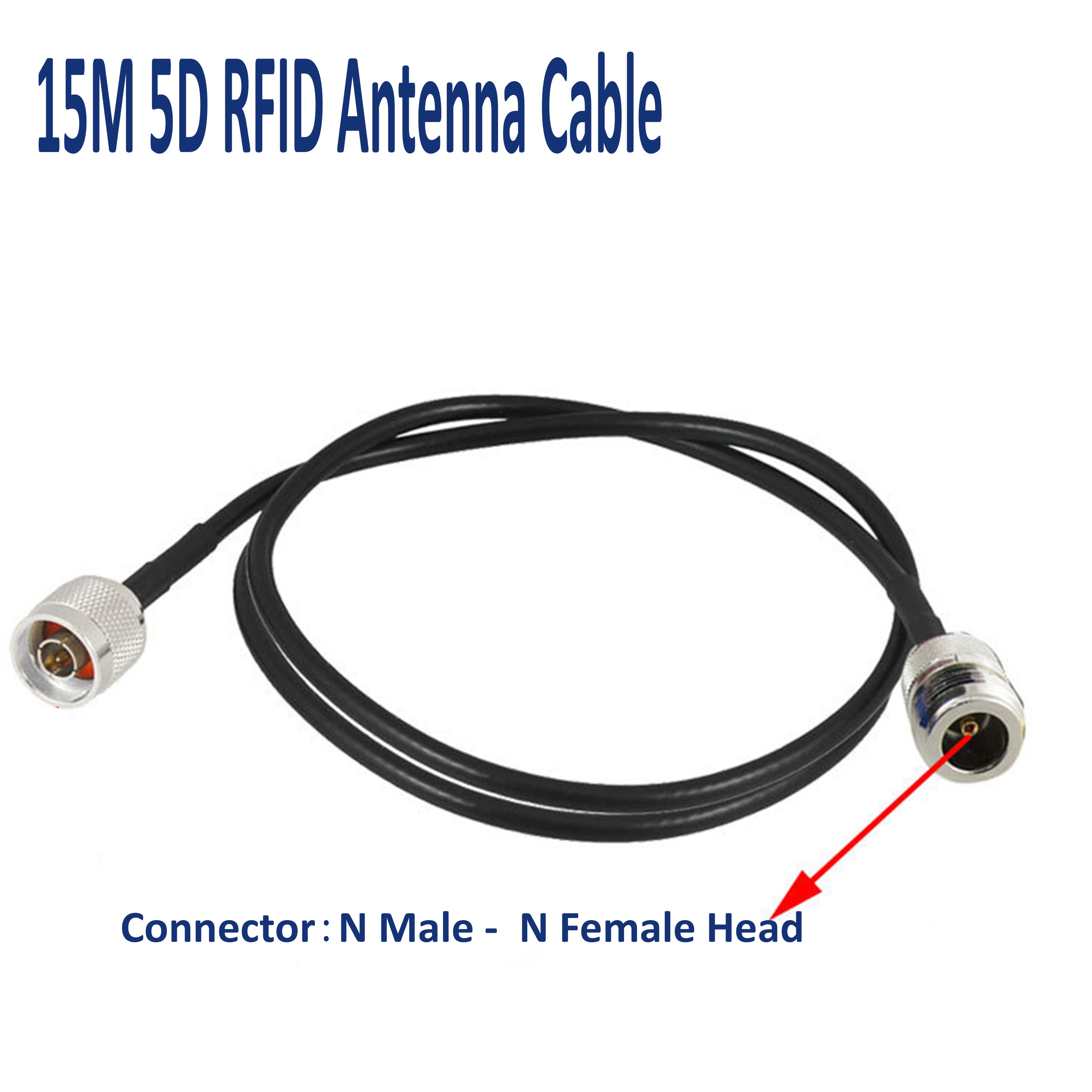 Cable de antena RF de baja pérdida con conectores TNC-SMA