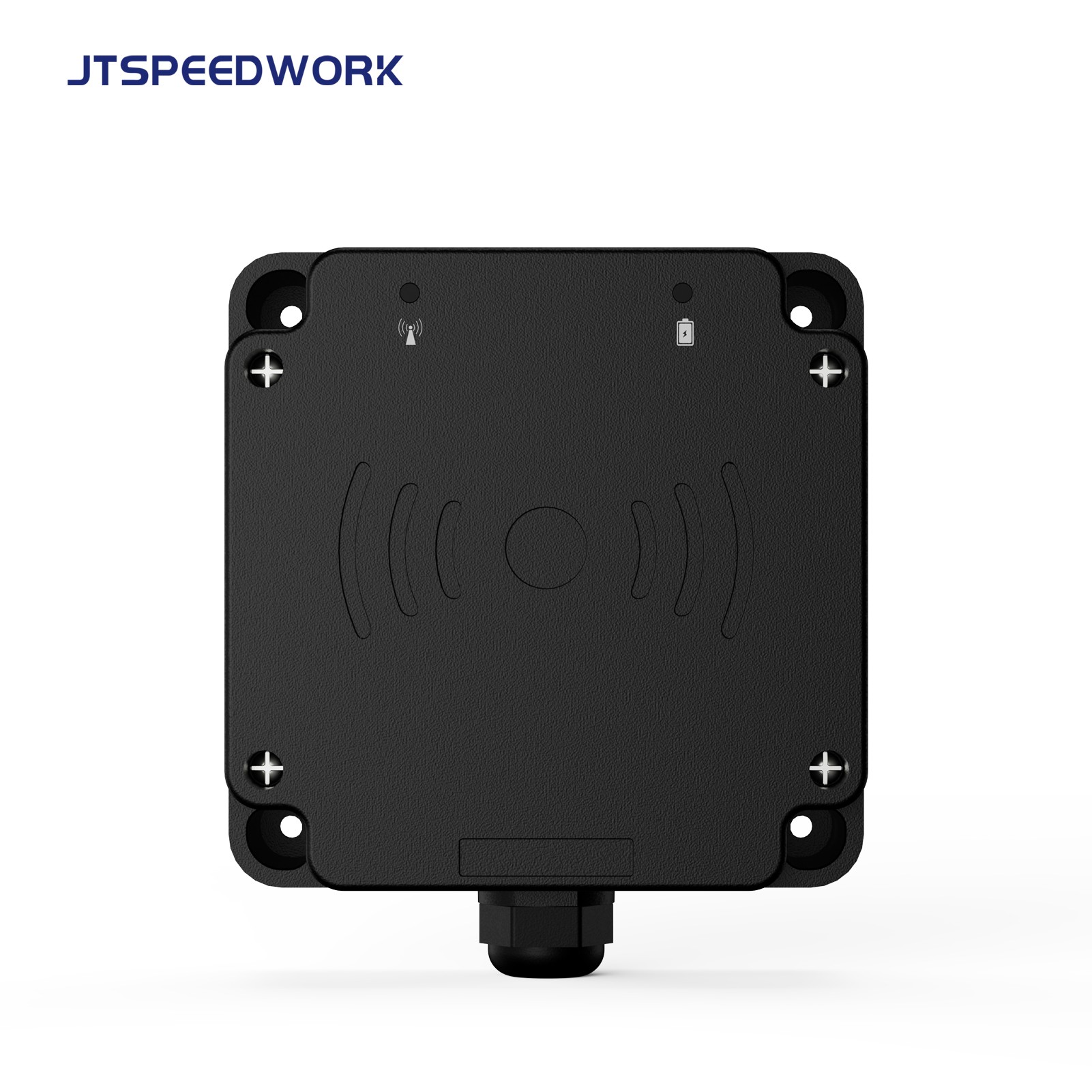 Lector RFID UHF de grado industrial JT-7100, 0-3 m, 860-960 MHz.