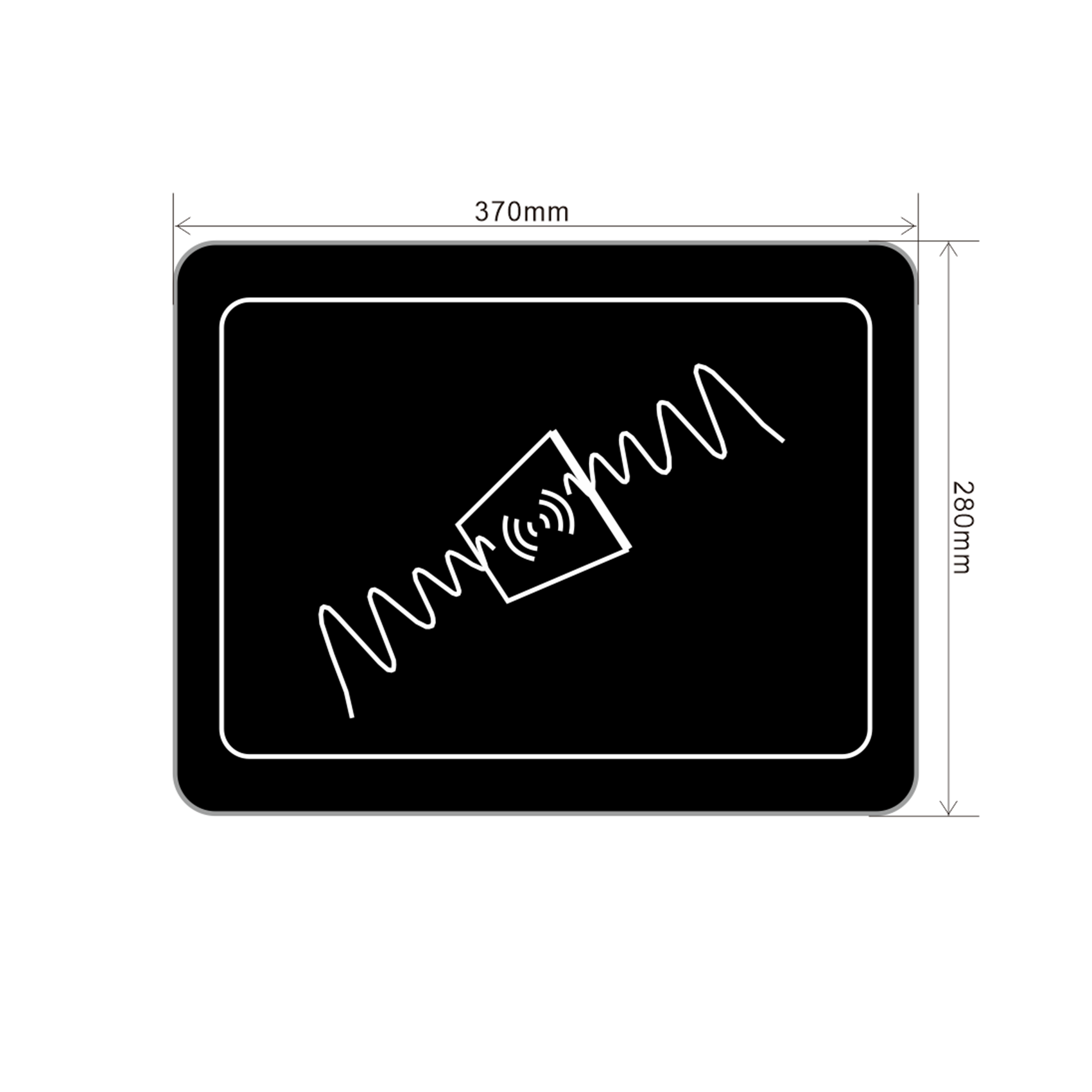 Lector de escritorio RFID/NFC ISO15693 para bibliotecas