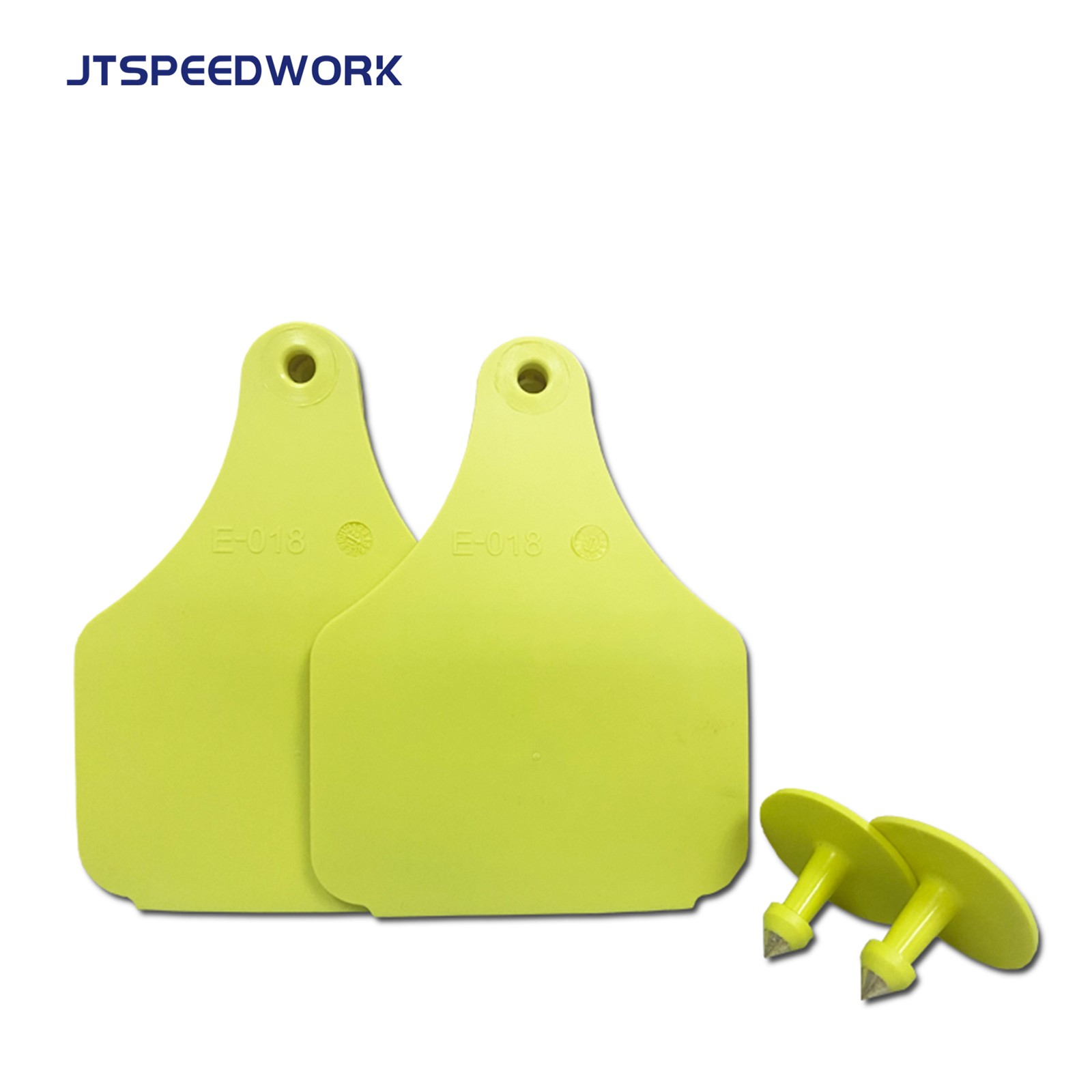 JT-E10080 Etiqueta de oreja RFID UHF para ganado de 100*75 mm para la gestión ganadera