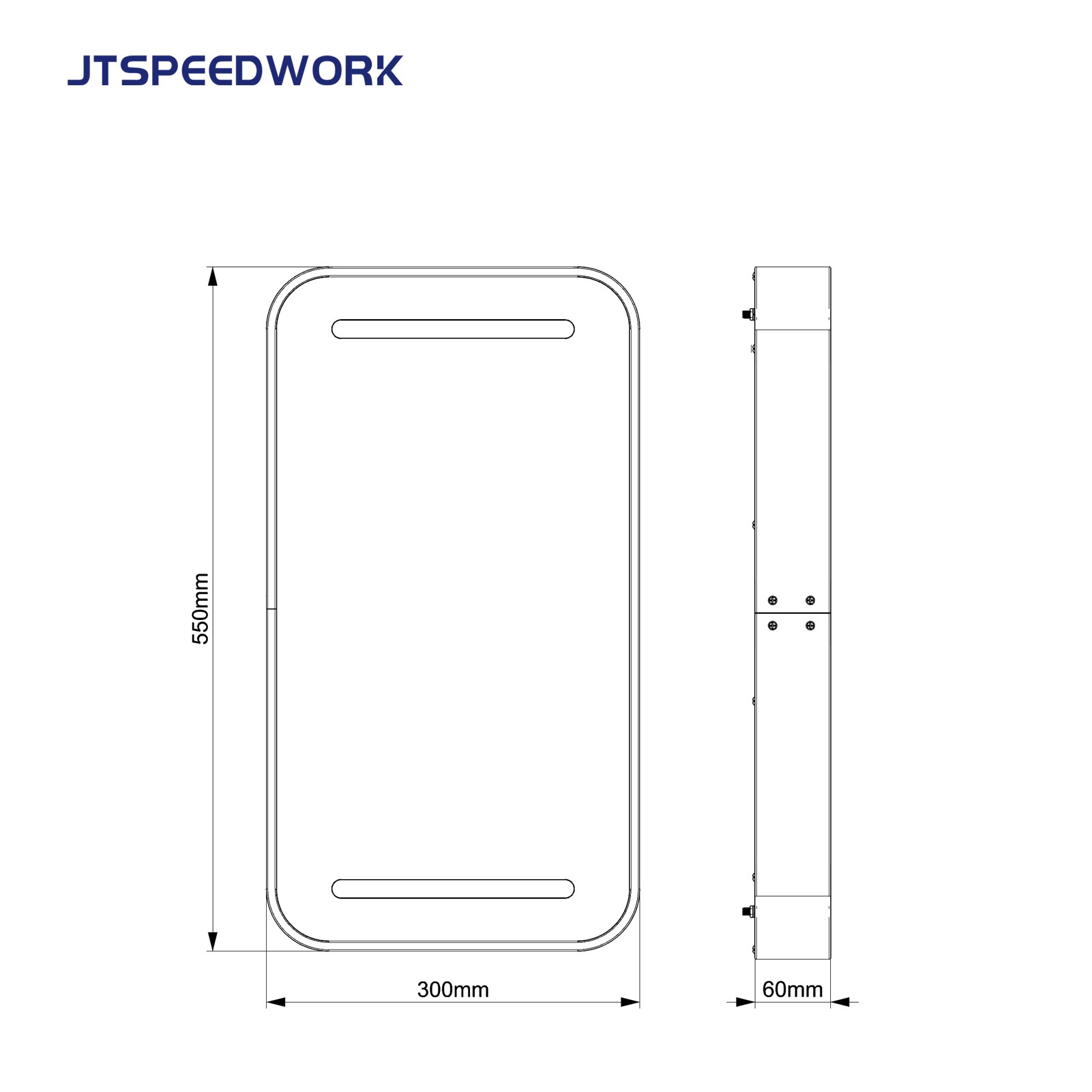 Lector RFID UHF integrado JT-5010 con radar para control de acceso