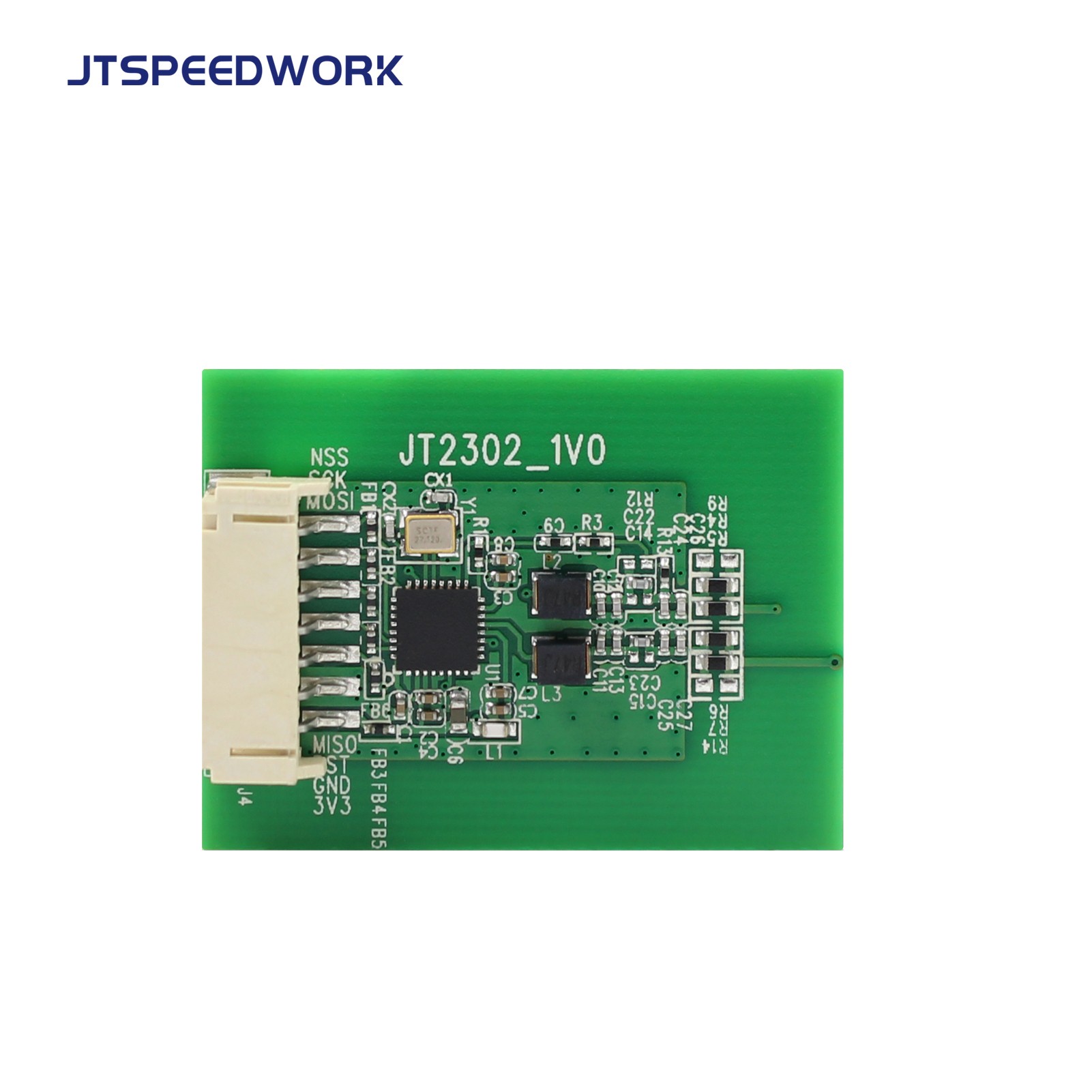 Módulo RFID JT-2302A de 13,56 MHz con protocolo ISO14443A e ISO15693.