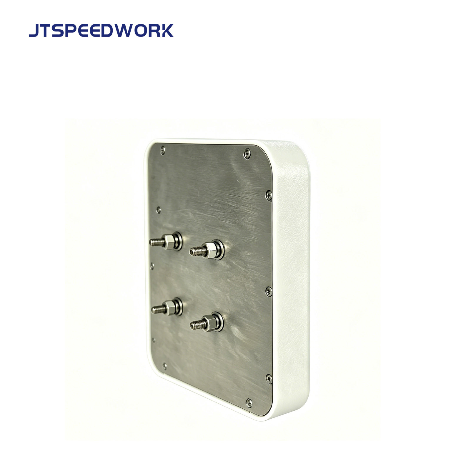 Antena RFID UHF JT-T0130 de 5,5 dBi, 860-960 MHz, ancho de haz de 70°, para gestión de activos.