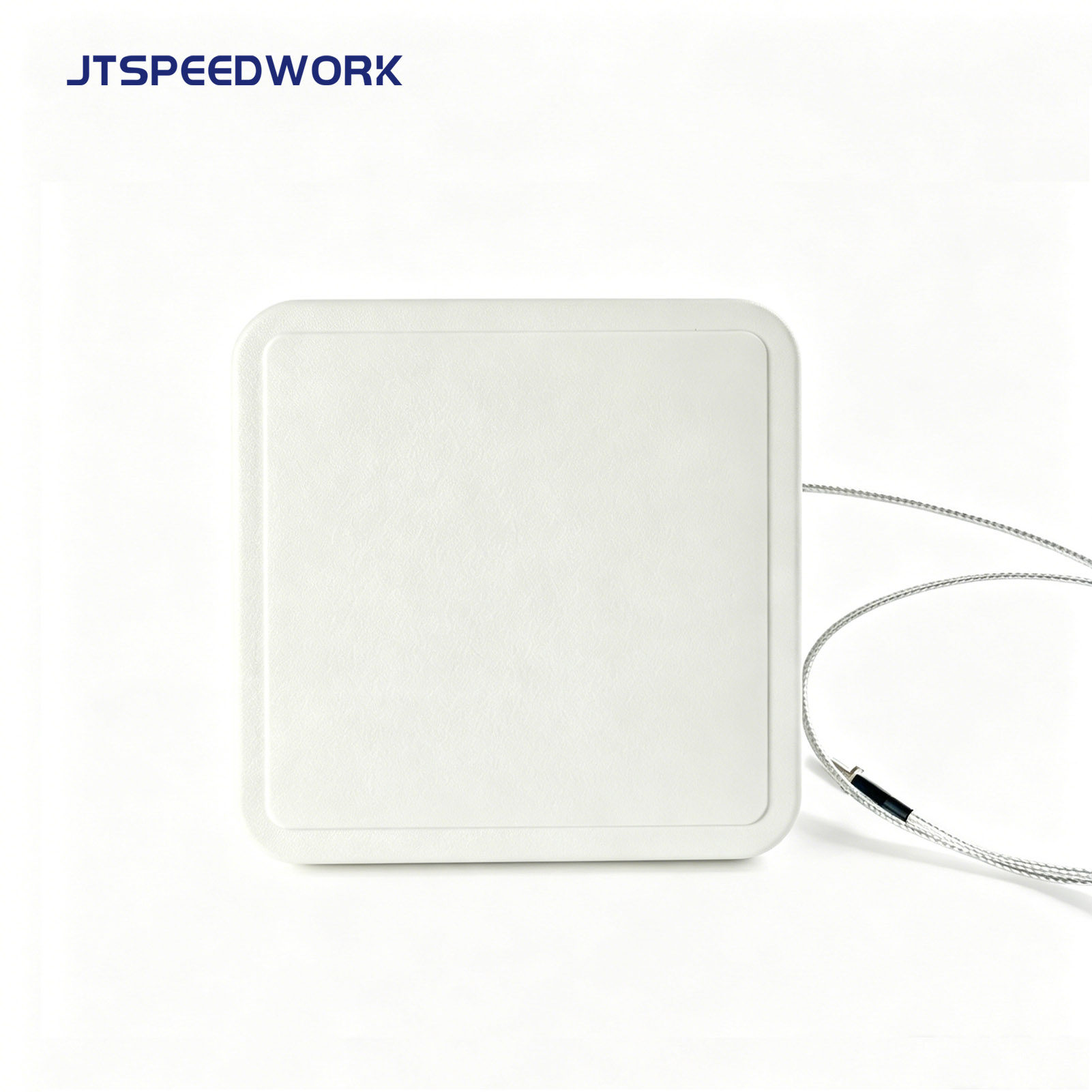 Antena RFID UHF JT-T0130 de 5,5 dBi, 860-960 MHz, ancho de haz de 70°, para gestión de activos.