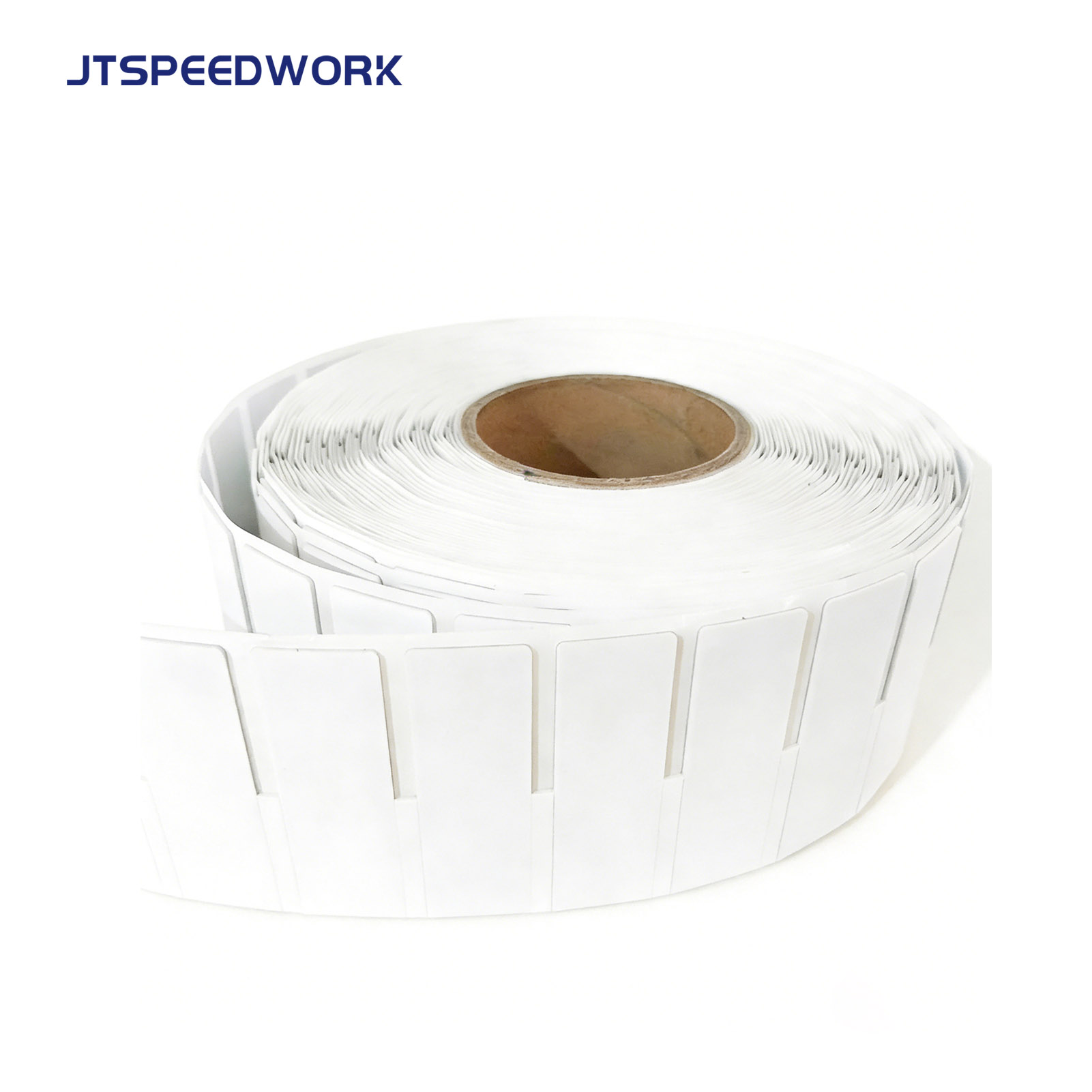 JT-K8025 80*25*1,26 mm 860-960 MHz UHF Etiqueta RFID flexible imprimible sobre metal Impinj Monza R6-P